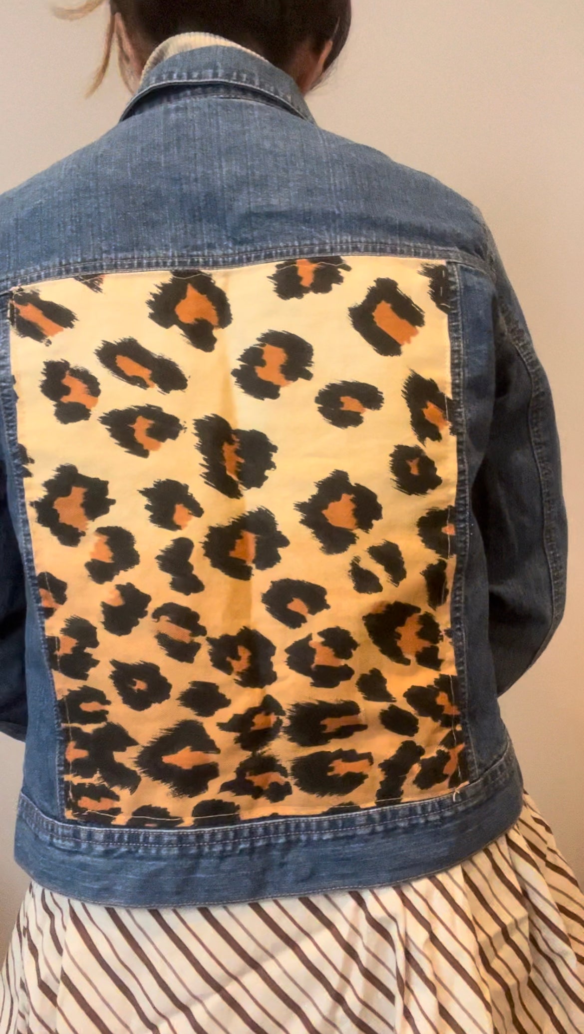 Cheap Monday Upsize cheetah print denim jacket | ASOS
